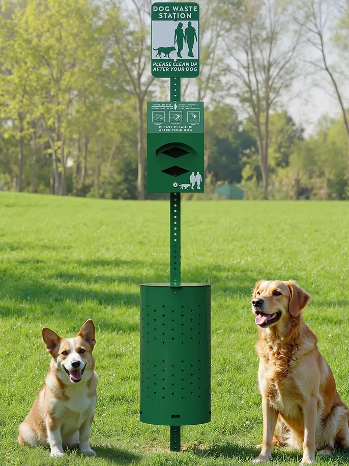 Lightning Scoopers commercial dog waste station service